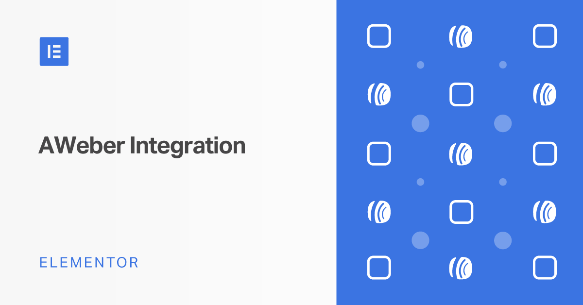 Introducing the New AWeber Email Marketing Integration for Elementor