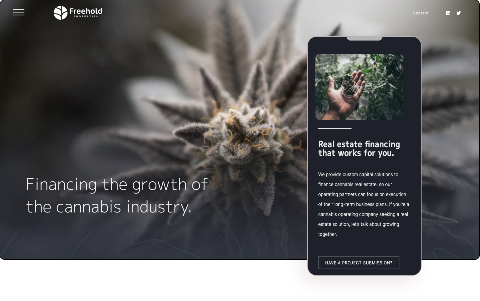 Freeholdprop.com Elementor Websites Of The Month: Spotlight On Cannabis 5