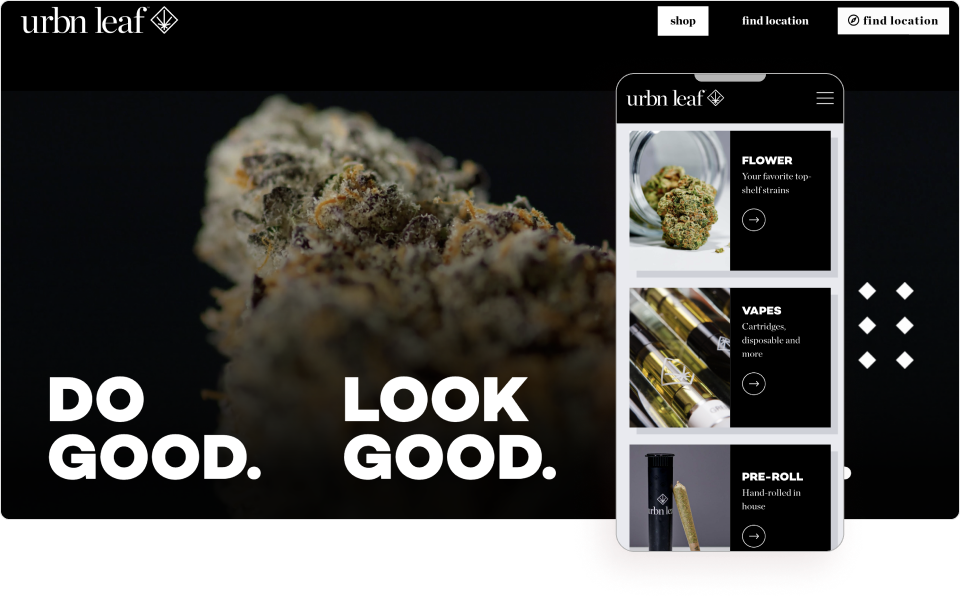Urbnleaf.com Elementor Websites Of The Month: Spotlight On Cannabis 6