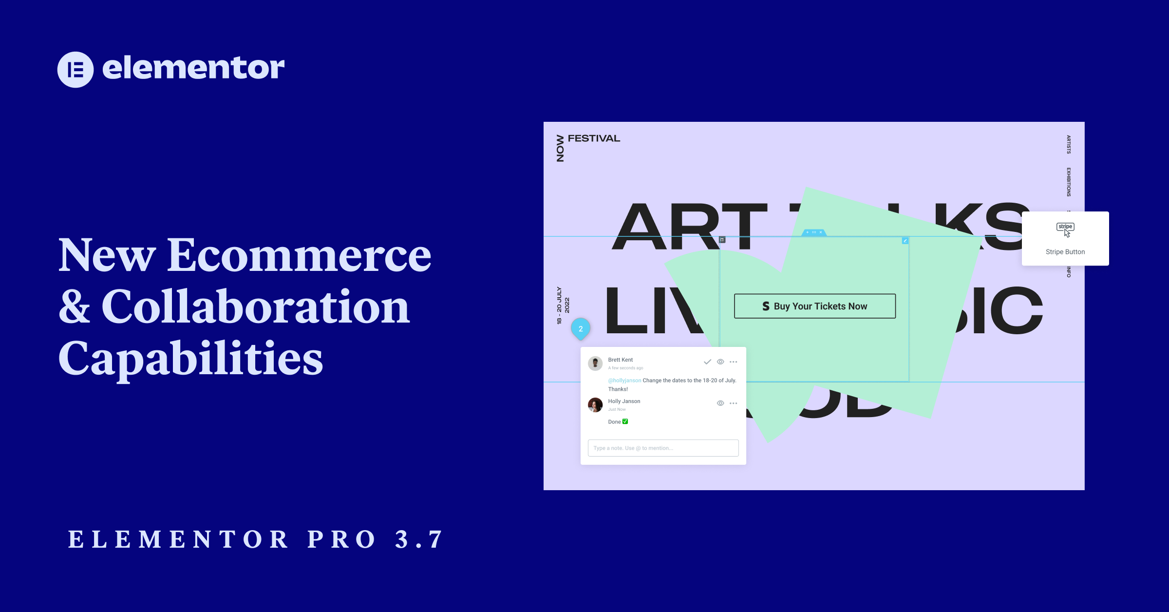 Elementor Pro 3.7: New Stripe Button Widget, 100+ Dynamic Tag Fields ...
