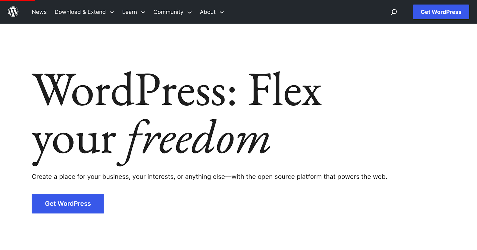 Wordpress.org Is An Open-Source Platform