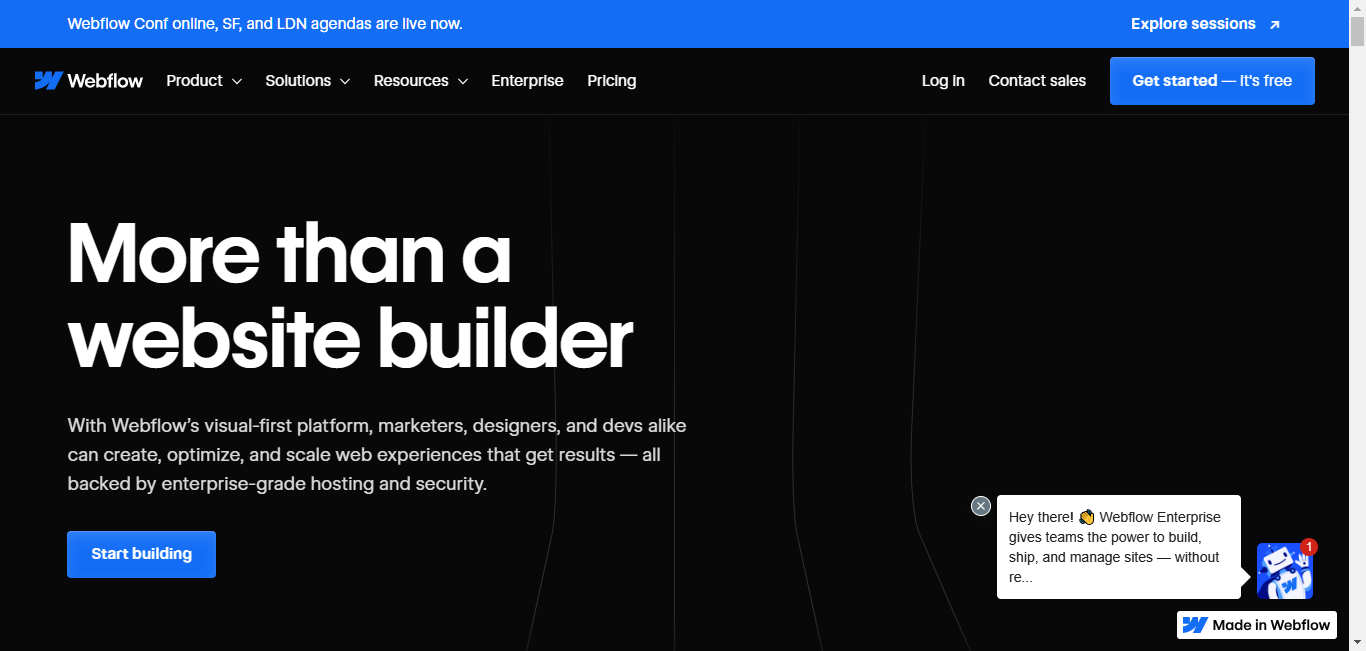 Image 122 9 Best Website Builders For Designers In [Year] 2