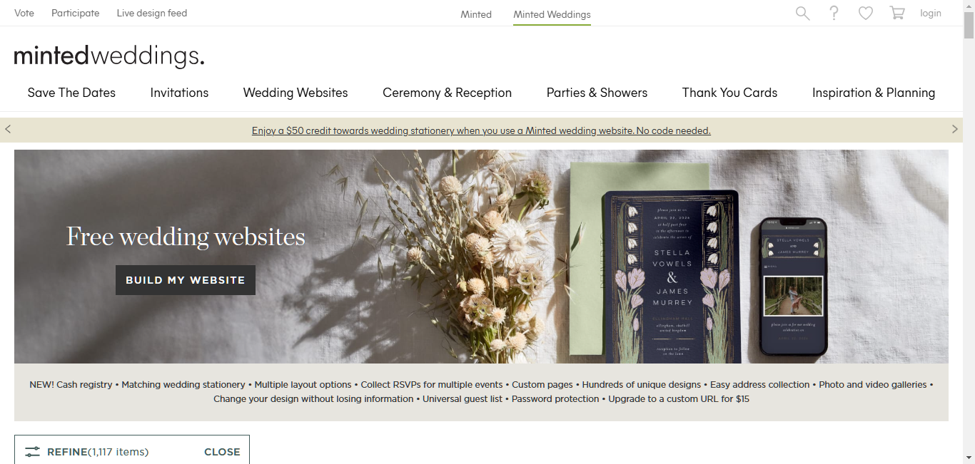 image 45 9 Best Wedding Website Builders in 2024 4