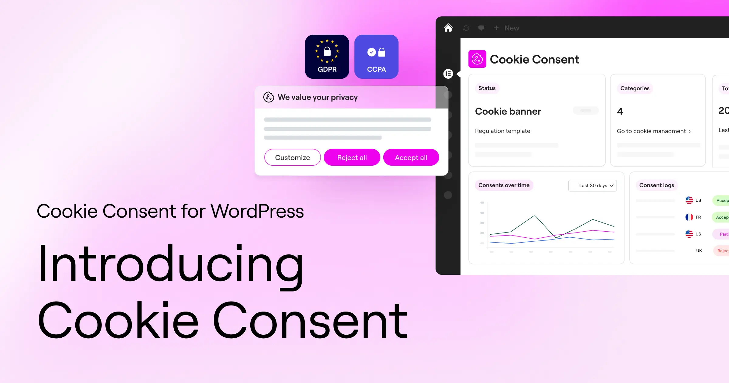 Introducing Cookie Consent: WordPress cookie compliance, designed in Elementor
