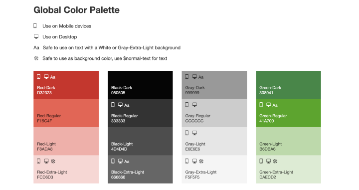 03 Color Yelp How To Create A Complete Web Design Style Guide In 11 Steps (Plus Template) 3