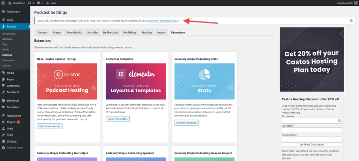03_Elementortemplatesimported
