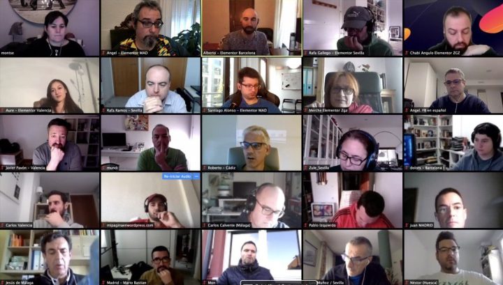 Barcelona online meetup March 2020 blog Elementor Meetups — Feb & March 2020 Highlights 4