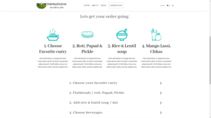 Amys Food Order Page How To Use Woocommerce Product Table With Elementor 4