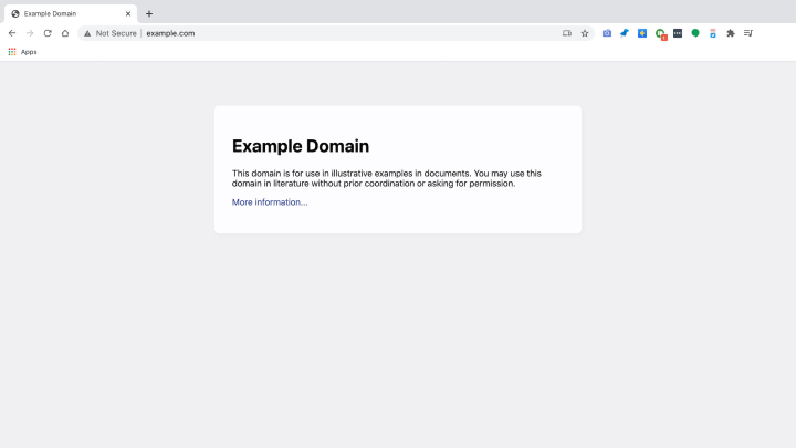 Example-Domain-Extension