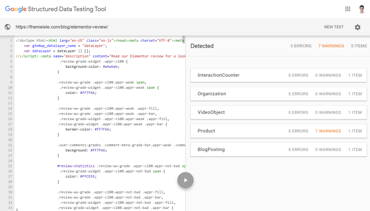 Google Structured Data Testing Tool Oha9Vrsq613Z163Znsye78R1Fivf9Qn64Uqecndury How To Add Rich Snippets To A Wordpress Site (And The Best Plugins) 8