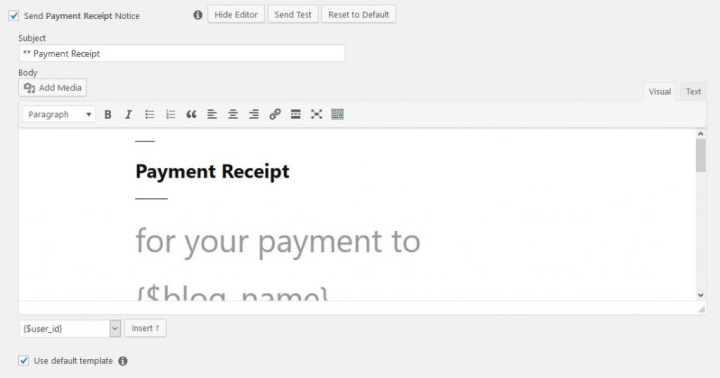 payment receipt payment receipt