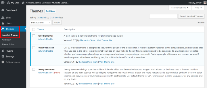 Network Themes Odd61Js9Gg33Mp4Eoeyhfwzcgmn00Qnmlhnuk0Teqy What Is Wordpress Multisite And How To Set Up A Multisite Network 9