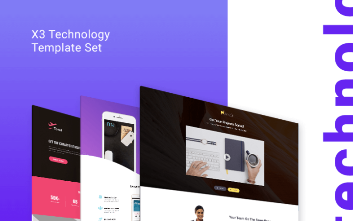 Technology Landing Page Templates