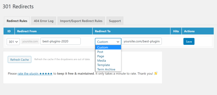 Wordpress-301-Redirects-Plugin