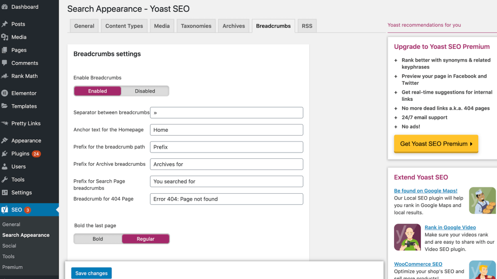 Yoast-Seo-Settings