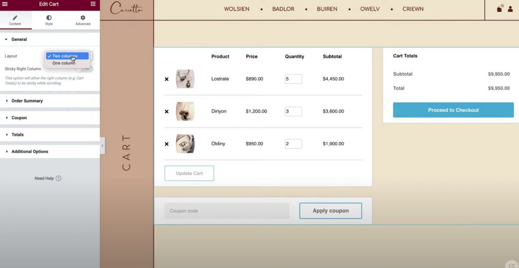 Elementor Cart Widget Tutorial 3 General Settings How To Use The Elementor Woocommerce Cart Widget Elementor Cart Widget Tutorial 3 General Settings How To Use The Elementor Woocommerce Cart Widget 3