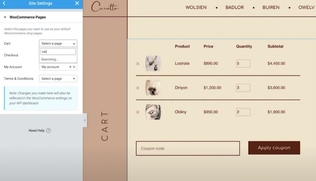 Elementor Cart Widget Tutorial 5 Site Settings How To Use The Elementor Woocommerce Cart Widget Elementor Cart Widget Tutorial 5 Site Settings How To Use The Elementor Woocommerce Cart Widget 5