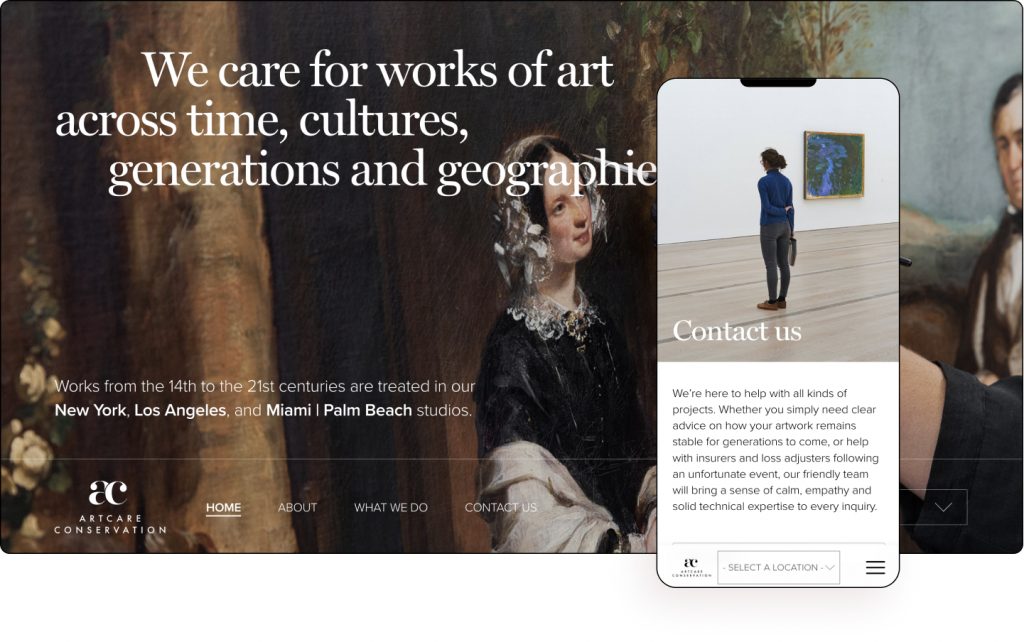 Artcareconservation.com Elementor Websites Of January 2022 6