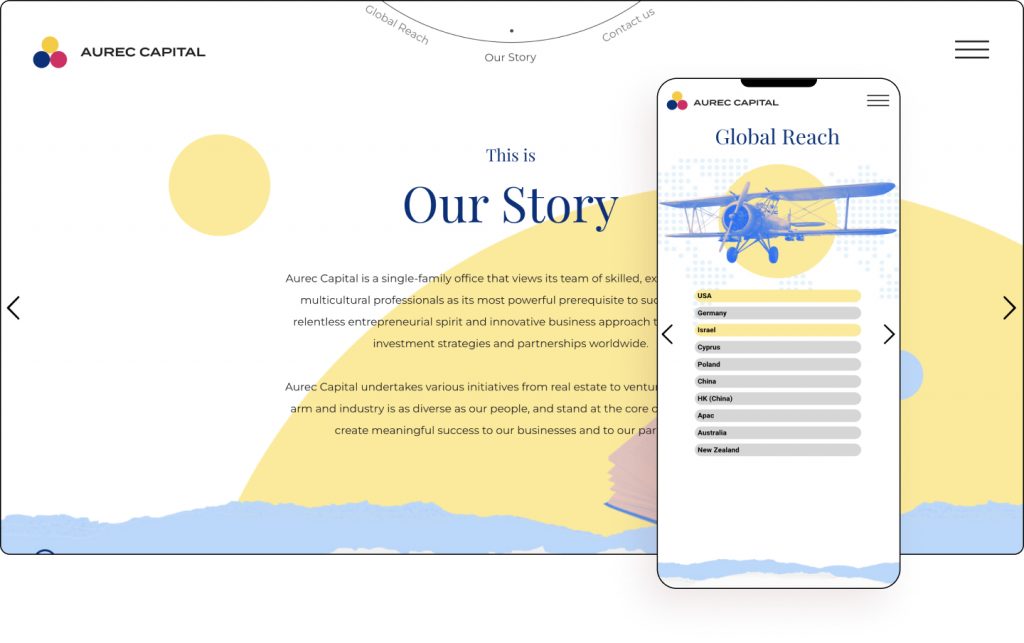 Aurec Capital.com Elementor Websites Of January 2022 4
