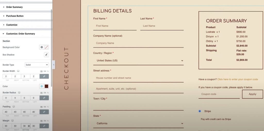 Customize Woocommerce Checkout Elementor 6 Order Summary How To Customize The Woocommerce Checkout Page With Elementor Customize Woocommerce Checkout Elementor 6 Order Summary How To Customize The Woocommerce Checkout Page With Elementor 6