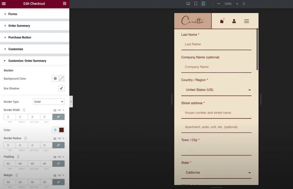 Customize Woocommerce Checkout Elementor 7 Mobile Design How To Customize The Woocommerce Checkout Page With Elementor Customize Woocommerce Checkout Elementor 7 Mobile Design How To Customize The Woocommerce Checkout Page With Elementor 7