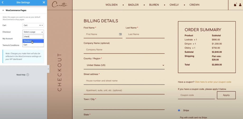 Customize Woocommerce Checkout Elementor 8 Site Settings How To Customize The Woocommerce Checkout Page With Elementor Customize Woocommerce Checkout Elementor 8 Site Settings How To Customize The Woocommerce Checkout Page With Elementor 8