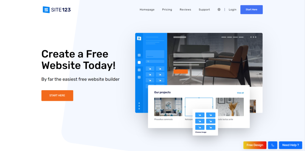 Screenshot Www.site123.Com 20240410 074134 7 Best Free Website Builders For Beginners In [Year] 11