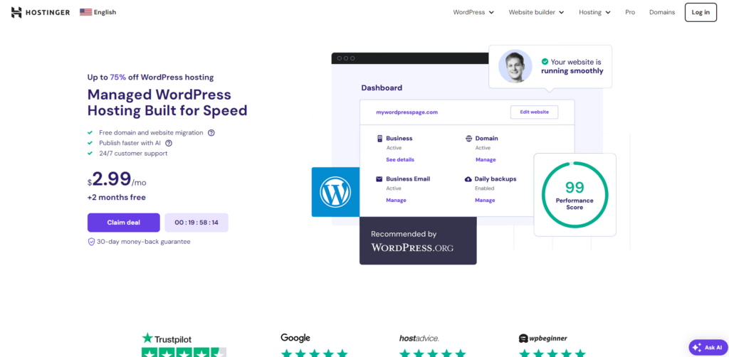Image 58 7 Migliori Servizi Di Hosting Wordpress Economici Del [Year]: Trova La Soluzione Perfetta Per Il Tuo Budget 3