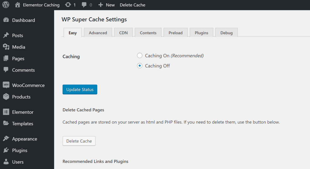 Wp Super Cache 1 How To Fix &Quot;500 Internal Server Error&Quot; In Wordpress? ([Year] Guide) 5