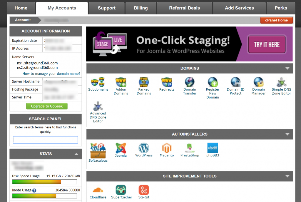 Siteground Cpanel 10 Best Website Hosting Providers Of [Year] 4