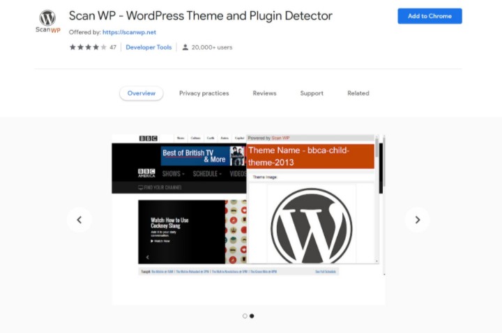 Wordpress Chrome Extensions 2 Scan Wp 16 Most Useful Google Chrome Extensions For Wordpress Users 3