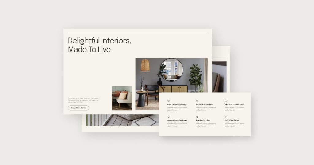 Interior Design Homepage Welcoming 25 New Page Templates To The Library 1
