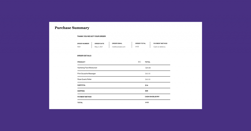 02 Purchase Summary Elementor 3.6 Pro: Elevate The Shopping Experience On Your Website With A Strong Brand Identity 2