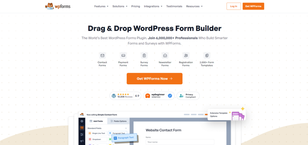 Image 2 7 Best Form Builder Plugins For Wordpress In [Year] 2