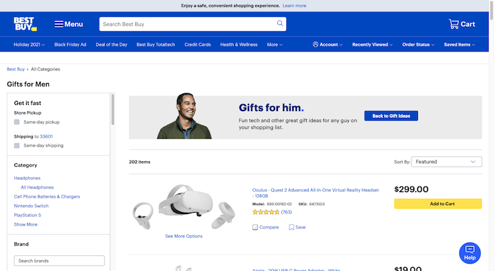 14 Bestbuy Website Holiday Landing Page 18 Holiday Marketing Ideas And Campaigns For 2021 15