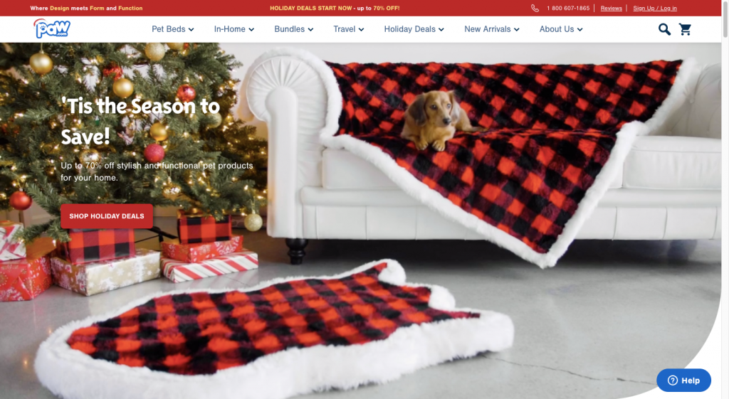 Pawdotcom Holiday Sale Homepage December 18 Holiday Marketing Ideas And Campaigns For 2021 2