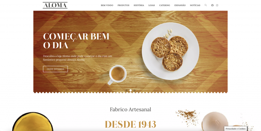 Aloma Portugal Elementor Birthday Showcase: Top 5 Dessert Websites 4
