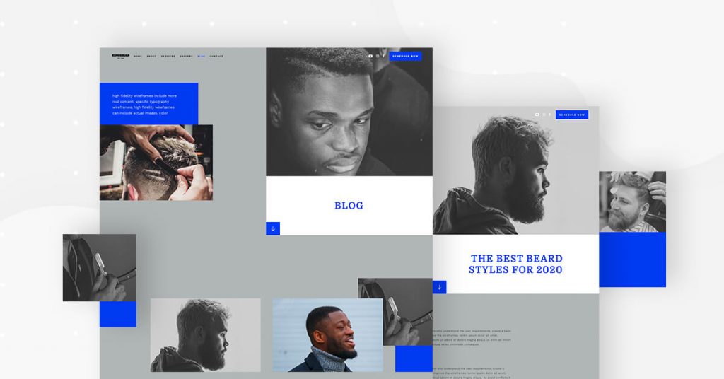Archive Blog Post Monthly Template Kits #10: The Barbershop Website Template Kit 6