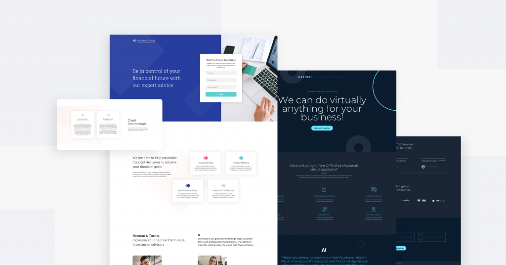 Online Business Management Meet Our New Landing Page Templates For Online Businesses 5