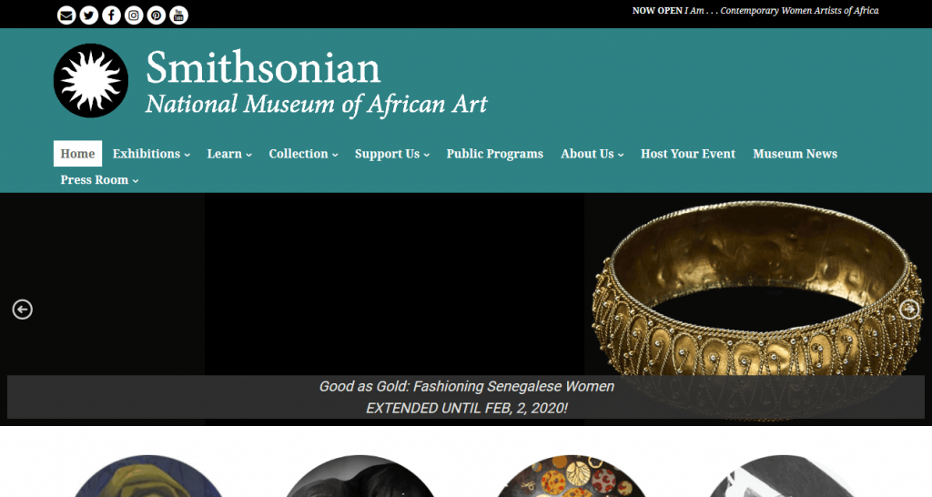 Smithsonian National Museum Of African Art 25 Best Wordpress Websites Examples That You’ll Definitely Recognize 21