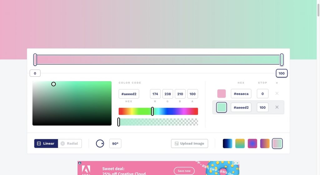 16 Cssgradient 2 Color Gradient How To Use Gradients In Web Design: Trends &Amp; Examples 15