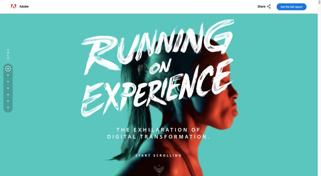 Adobe Running On Experience How To Use Gradients In Web Design: Trends &Amp; Examples 25