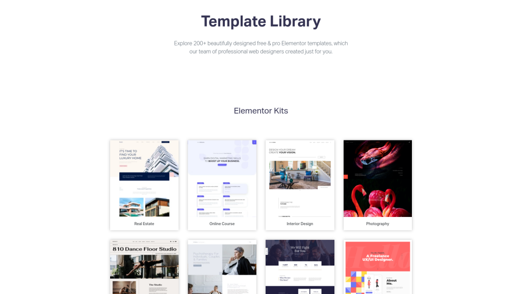 Elementor-Template-Library