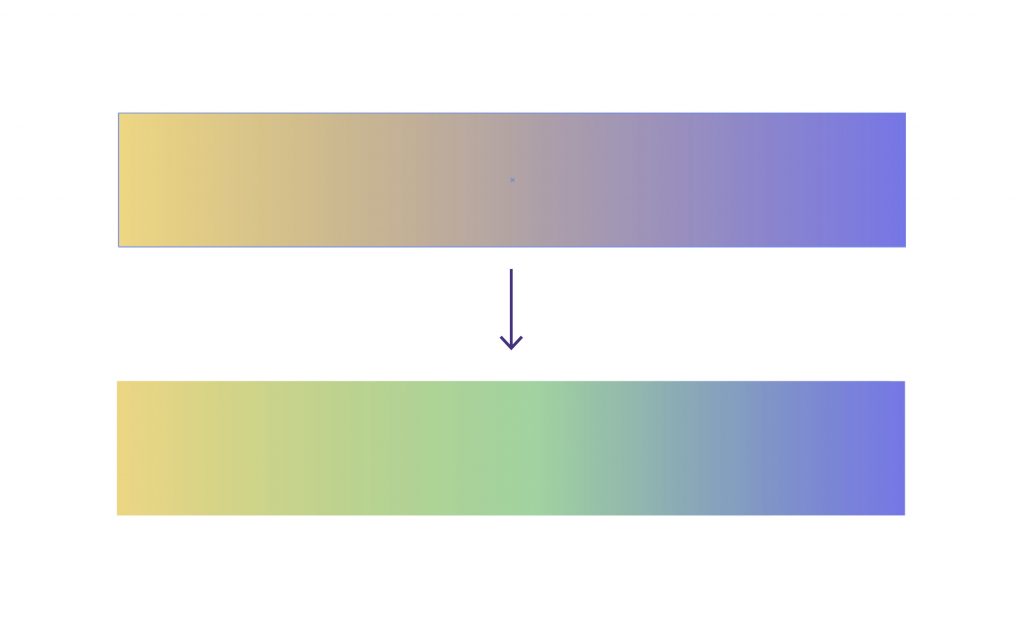 /></figure>



<p>如果您确实想创建一个充满活力的颜色样本，则第三种颜色值可以轻松解决该问题。如果您希望使渐变更微妙，请尝试找到彼此相似的颜色值。 </p>



<h3 id=