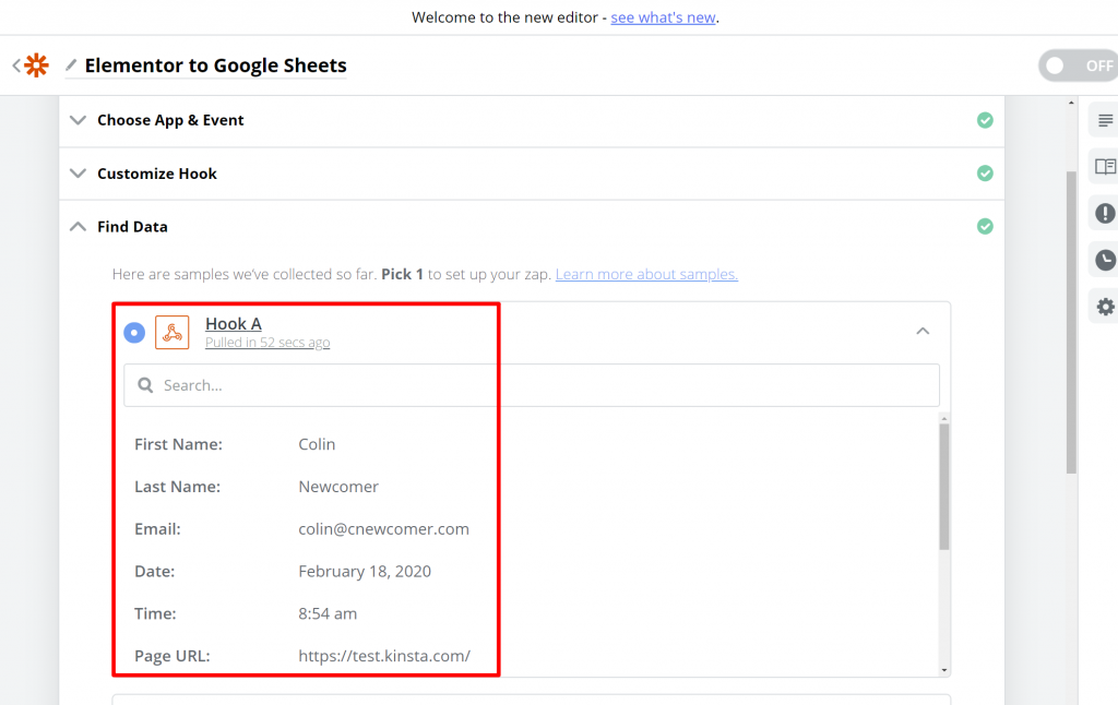 Check Data From Elementor Form How To Connect Elementor To Google Sheets To Collect Leads 8