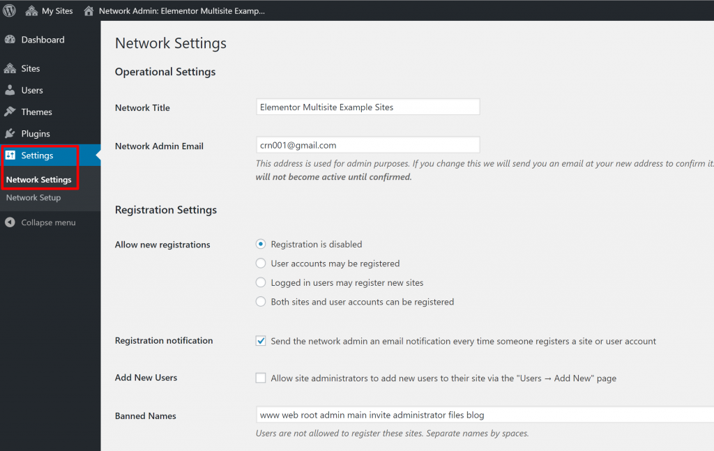 Network Settings What Is Wordpress Multisite And How To Set Up A Multisite Network 2