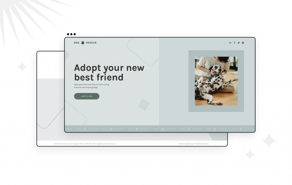80 Dogs Adoption 15 Brand-New Elementor Landing Page Templates 12