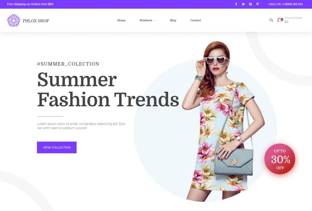 Best Woocommerce Themes 10 Phlox 15 Best Woocommerce Themes For Your Online Store [2024] 7