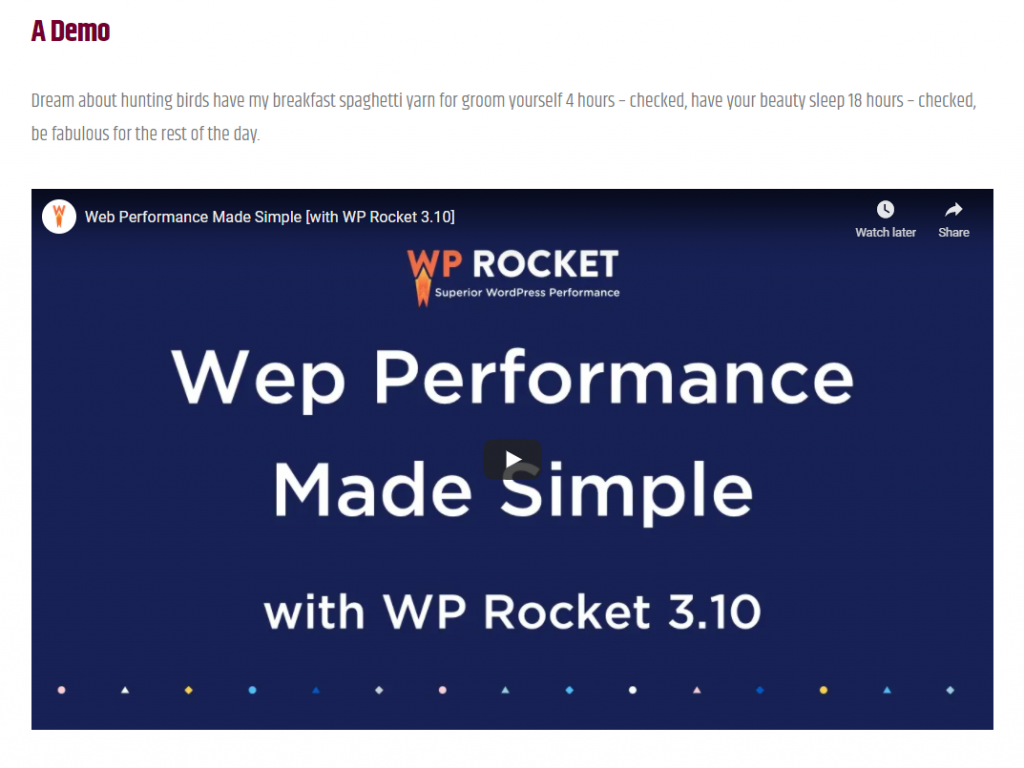 Testing Site Video How To Speed Up Your Elementor Site Using Wp Rocket 3