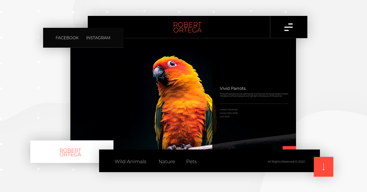 Photography Kit Header Footer Monthly Template Kits #7: The Photography Site Kit Photography Kit Header Footer Monthly Template Kits #7: The Photography Site Kit 3